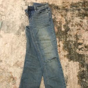 FREE PEOPLE low rise skinny jean